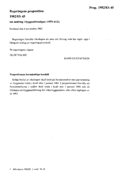 Omslaget till prop. 1982/83:45