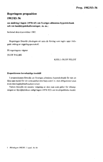 Omslaget till prop. 1982/83:56