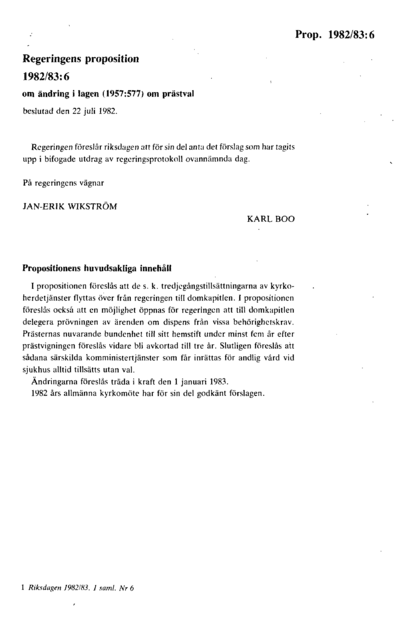 Omslaget till prop. 1982/83:6