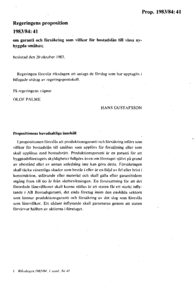 Omslaget till prop. 1983/84:41