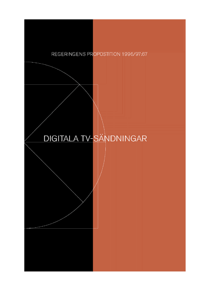 Omslaget till prop. 1996/97:67