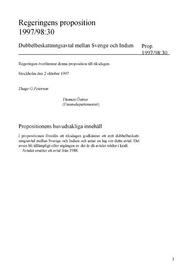 Omslaget till prop. 1997/98:32
