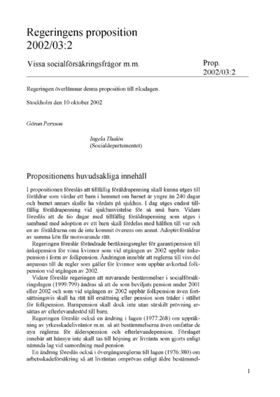 Omslaget till prop. 2002/03:2