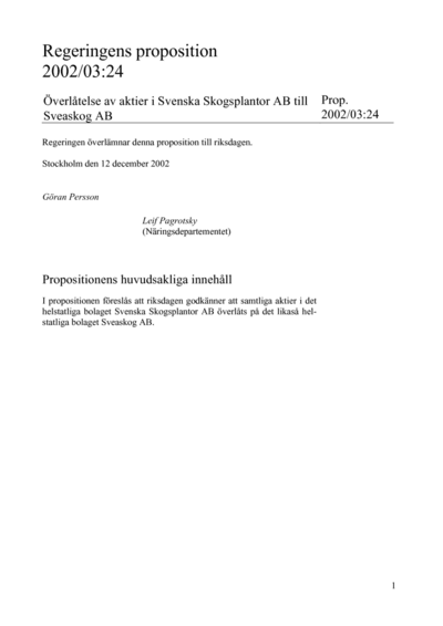 Omslaget till prop. 2002/03:24