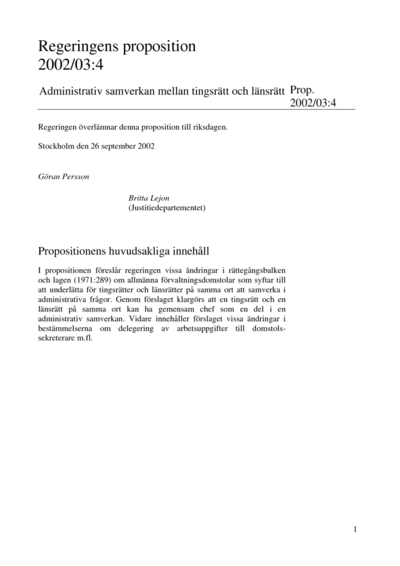 Omslaget till prop. 2002/03:4