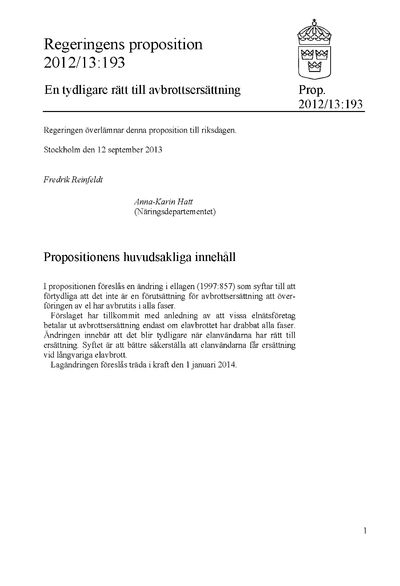 Omslaget till prop. 2012/13:193