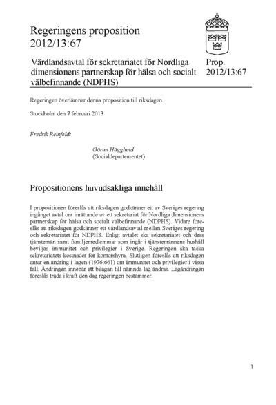 Omslaget till prop. 2012/13:67