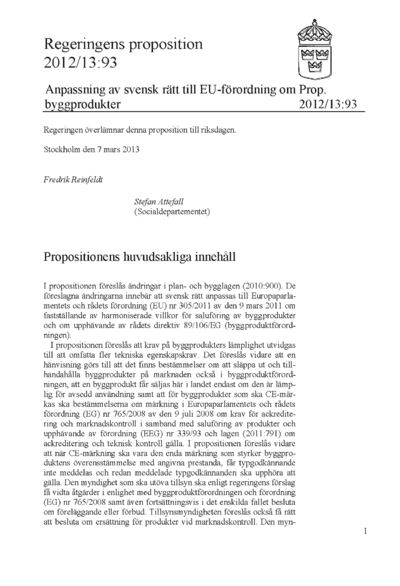 Omslaget till prop. 2012/13:93