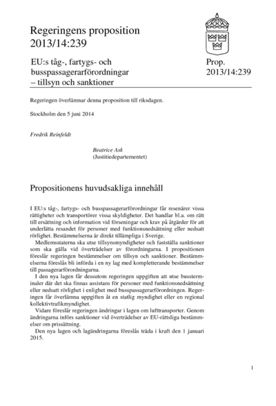 Omslaget till prop. 2013/14:239