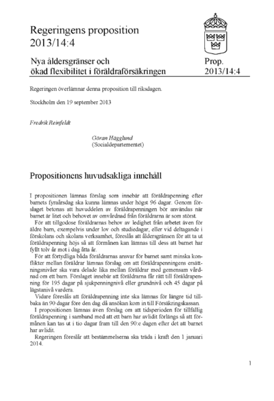 Omslaget till prop. 2013/14:4