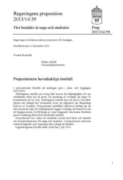 Omslaget till prop. 2013/14:59