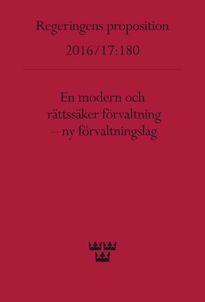 Omslaget till prop. 2016/17:180
