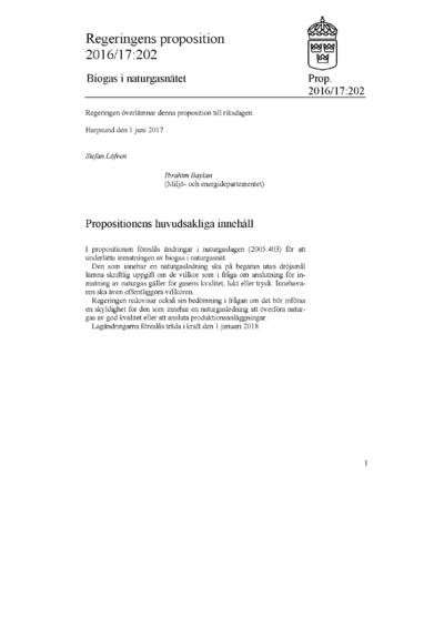 Omslaget till prop. 2016/17:202