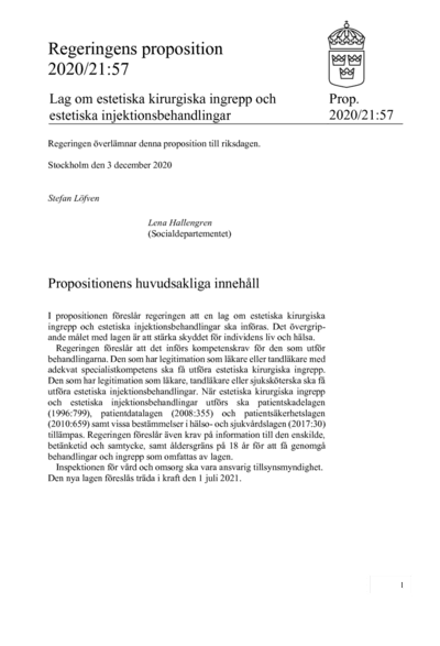 Omslaget till prop. 2020/21:57
