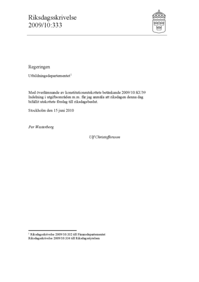 Omslaget till rskr. 2009/10:333