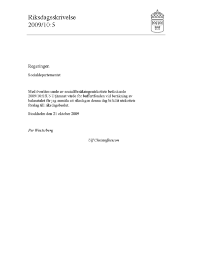 Omslaget till rskr. 2009/10:5