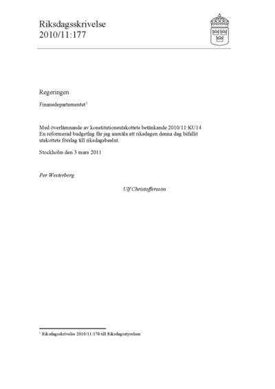 Omslaget till rskr. 2010/11:177