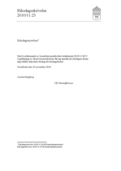 Omslaget till rskr. 2010/11:23