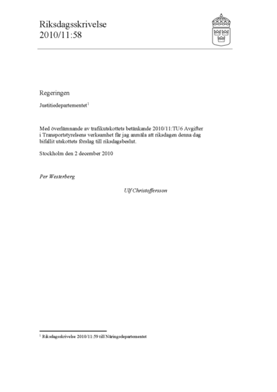 Omslaget till rskr. 2010/11:58