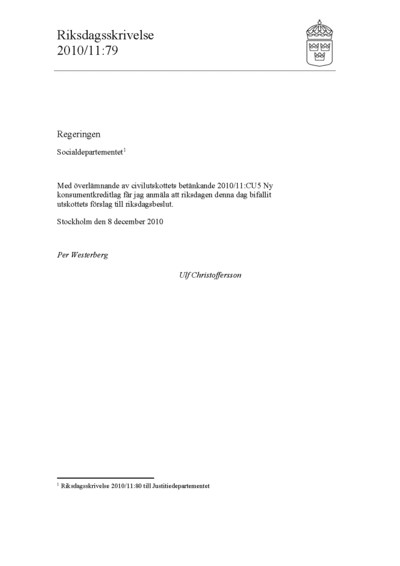 Omslaget till rskr. 2010/11:79