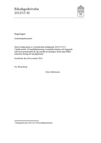 Omslaget till rskr. 2012/13:56
