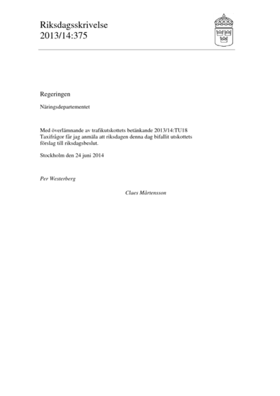 Omslaget till rskr. 2013/14:375