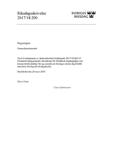 Omslaget till rskr. 2017/18:200