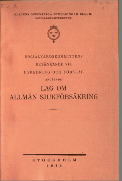 Omslaget till SOU 1944:15