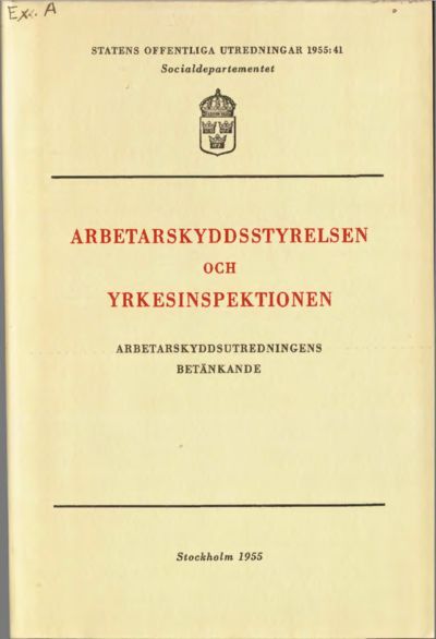 Omslaget till SOU 1955:41