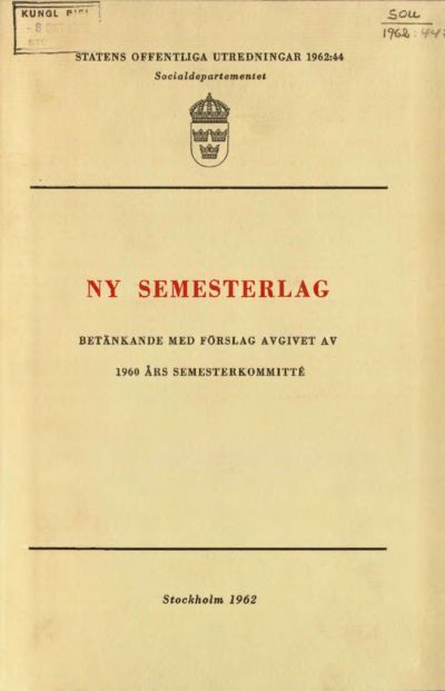 Omslaget till SOU 1962:44