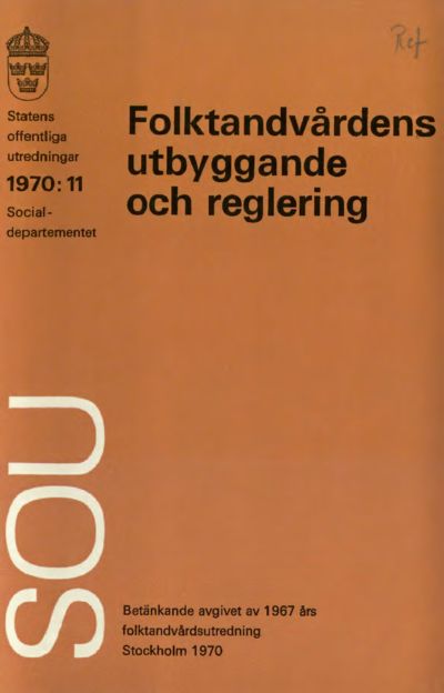 Omslaget till SOU 1970:11