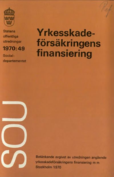 Omslaget till SOU 1970:49