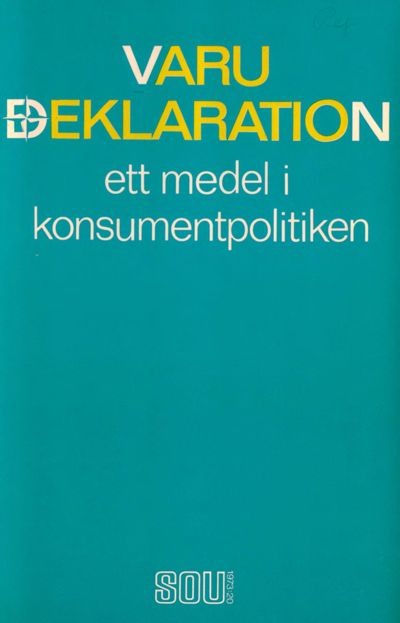 Omslaget till SOU 1973:20