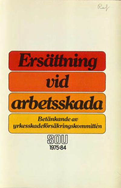 Omslaget till SOU 1975:84