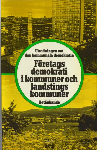 Omslaget till SOU 1977:39