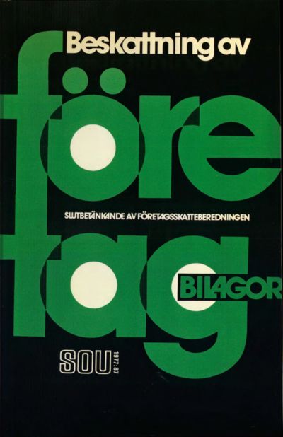 Omslaget till SOU 1977:87