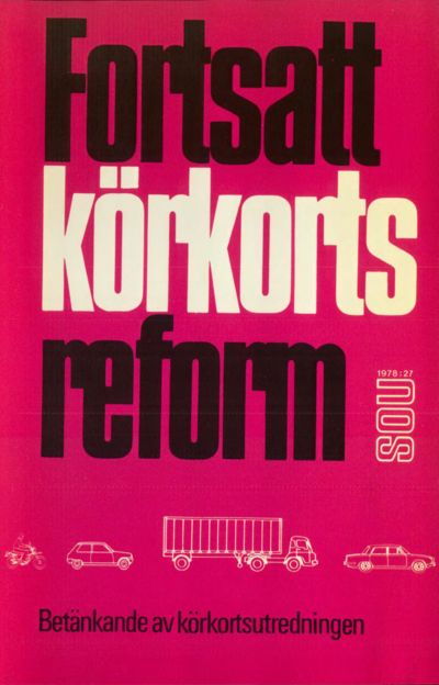 Omslaget till SOU 1978:27