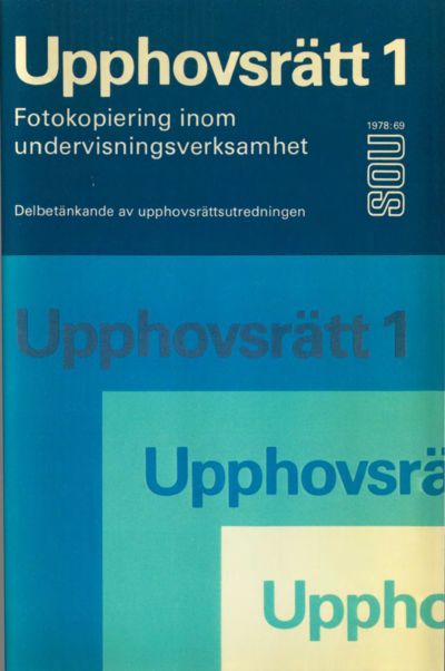 Omslaget till SOU 1978:69