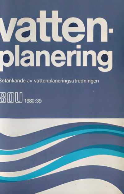 Omslaget till SOU 1980:39