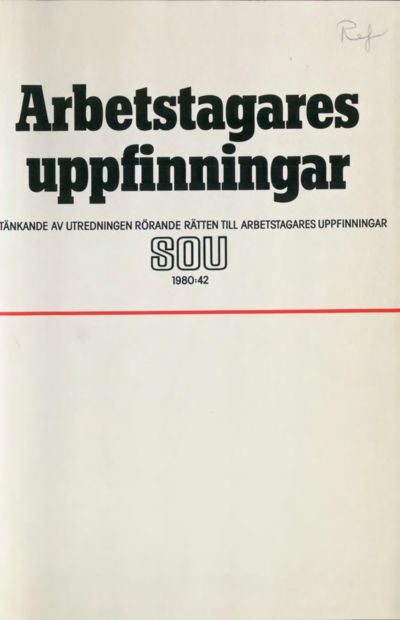 Omslaget till SOU 1980:42