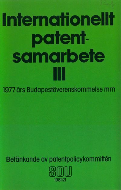 Omslaget till SOU 1981:21