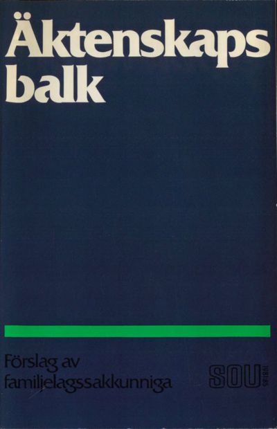 Omslaget till SOU 1981:85
