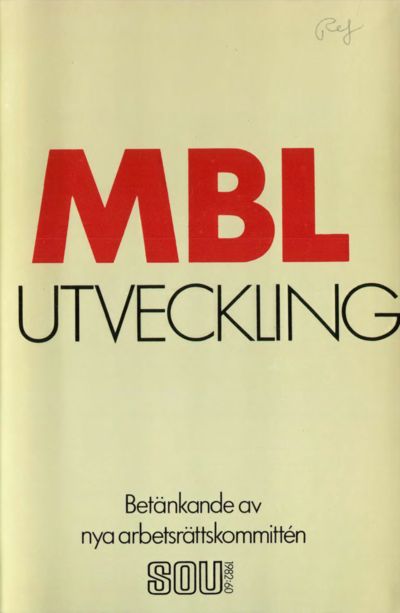 Omslaget till SOU 1982:60