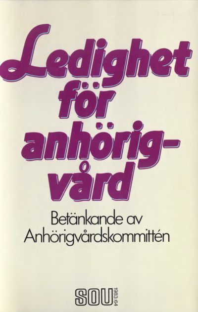 Omslaget till SOU 1983:64