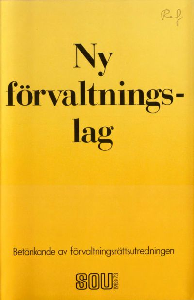Omslaget till SOU 1983:73