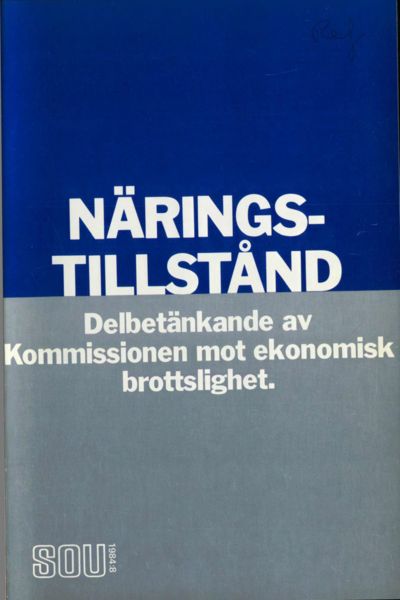 Omslaget till SOU 1984:8