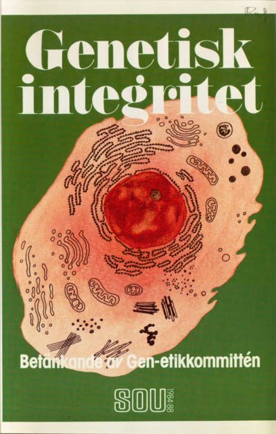 Omslaget till SOU 1984:88