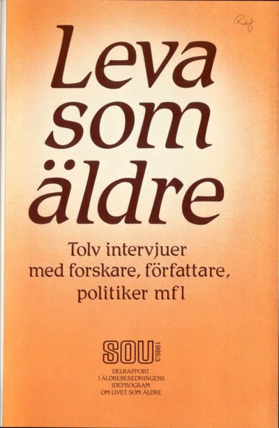 Omslaget till SOU 1985:3