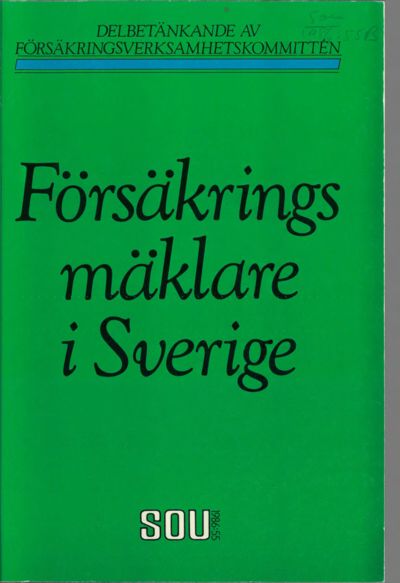 Omslaget till SOU 1986:55