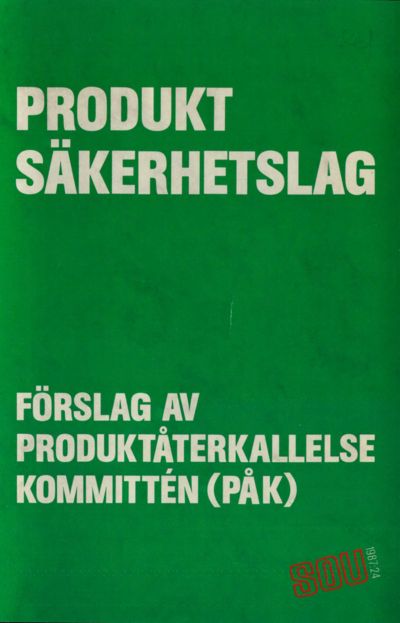 Omslaget till SOU 1987:24